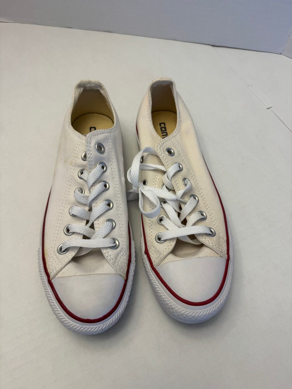 Converse Chuck Taylor All Star Ox White Low Top Shoes Women 8 Men 6 M7652